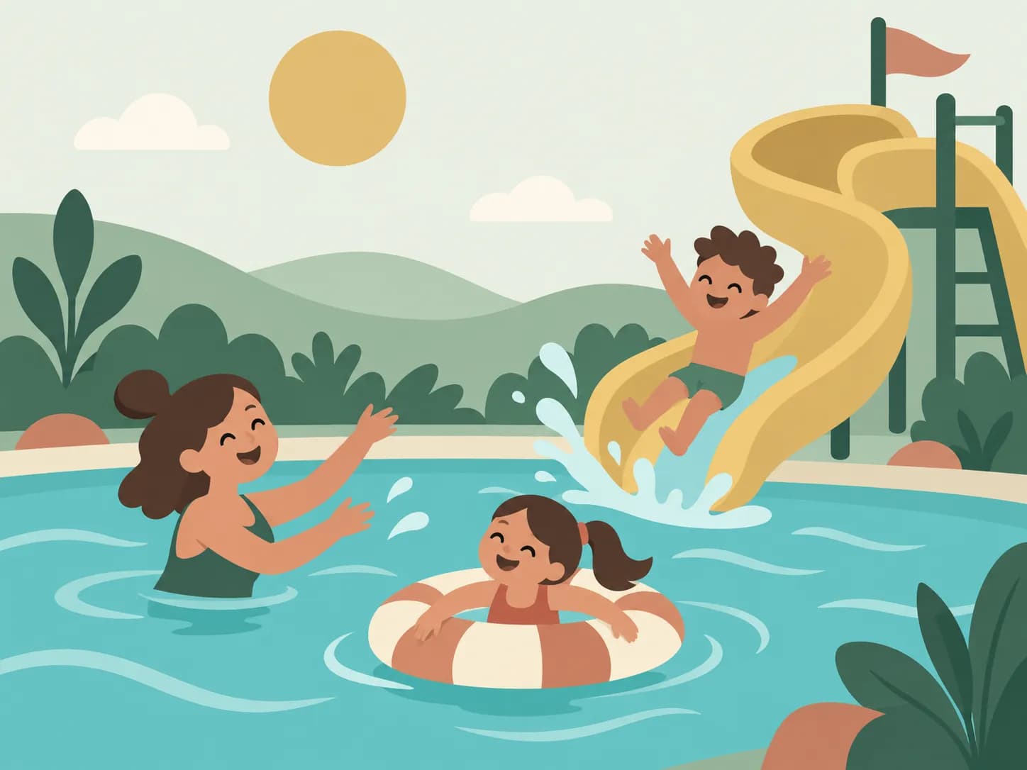 Baden und Wasserspaß mit Kindern