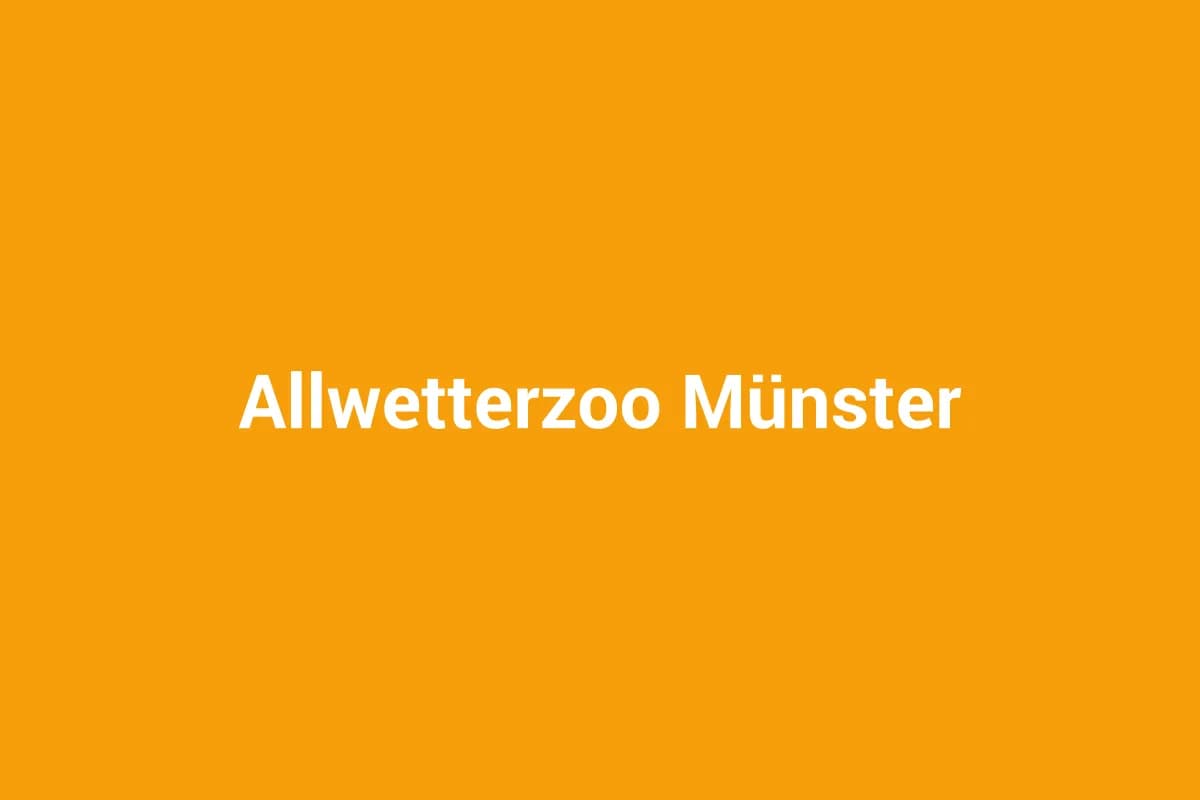 Allwetterzoo Münster