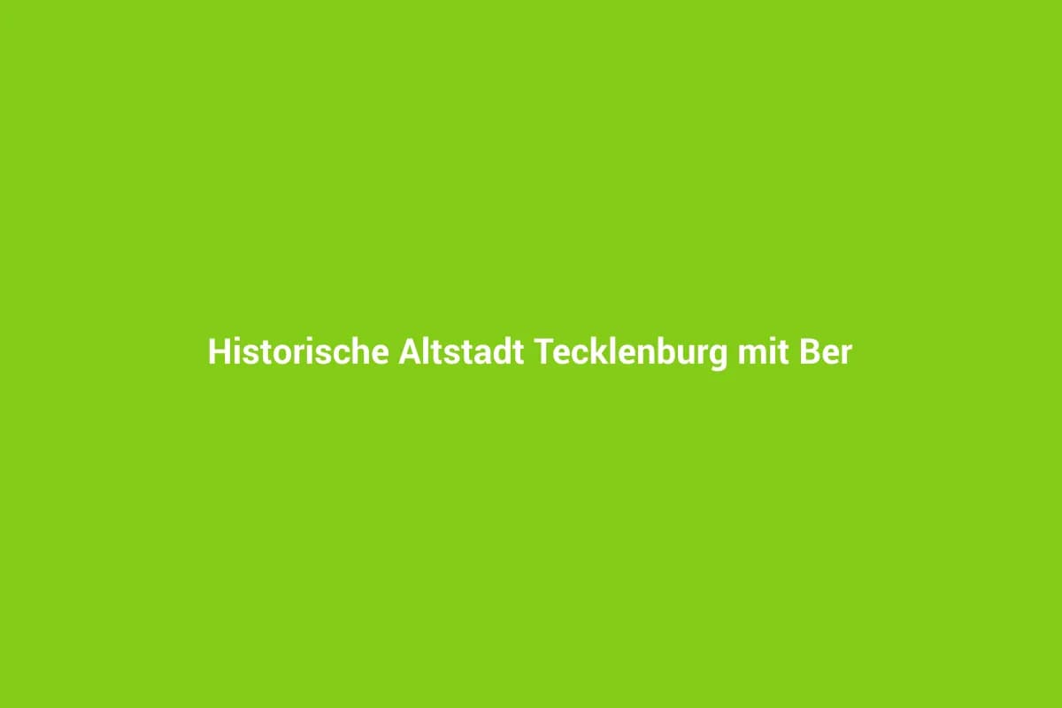 Tecklenburg mit Kindern entdecken