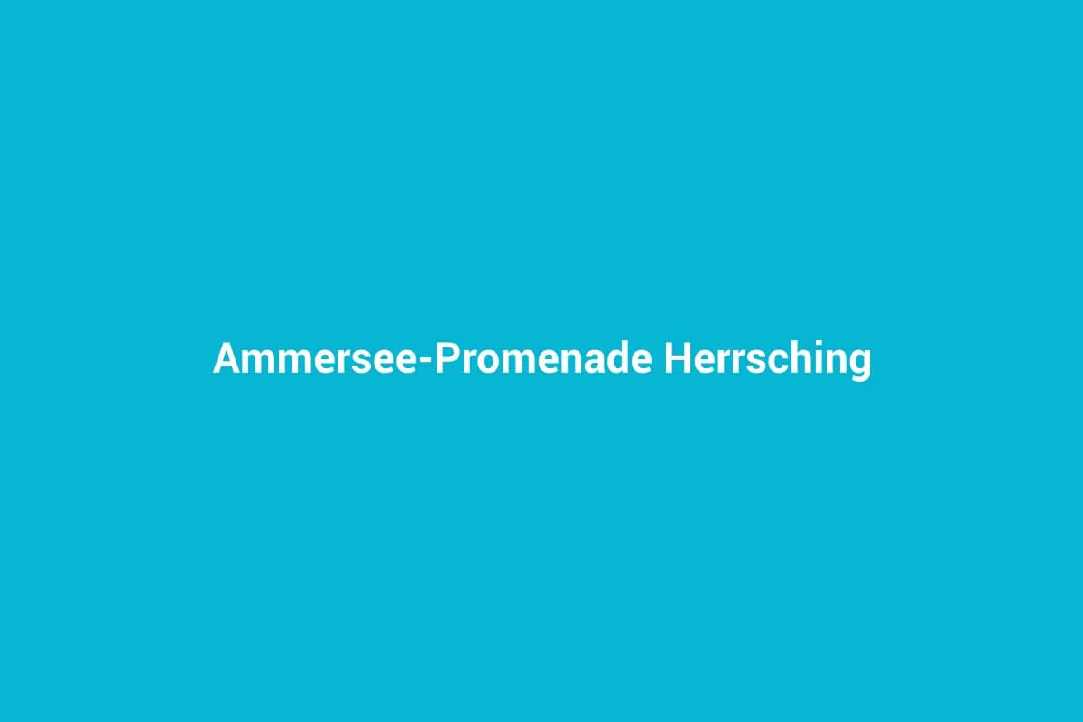 Herrsching am Ammersee mit Kindern entdecken