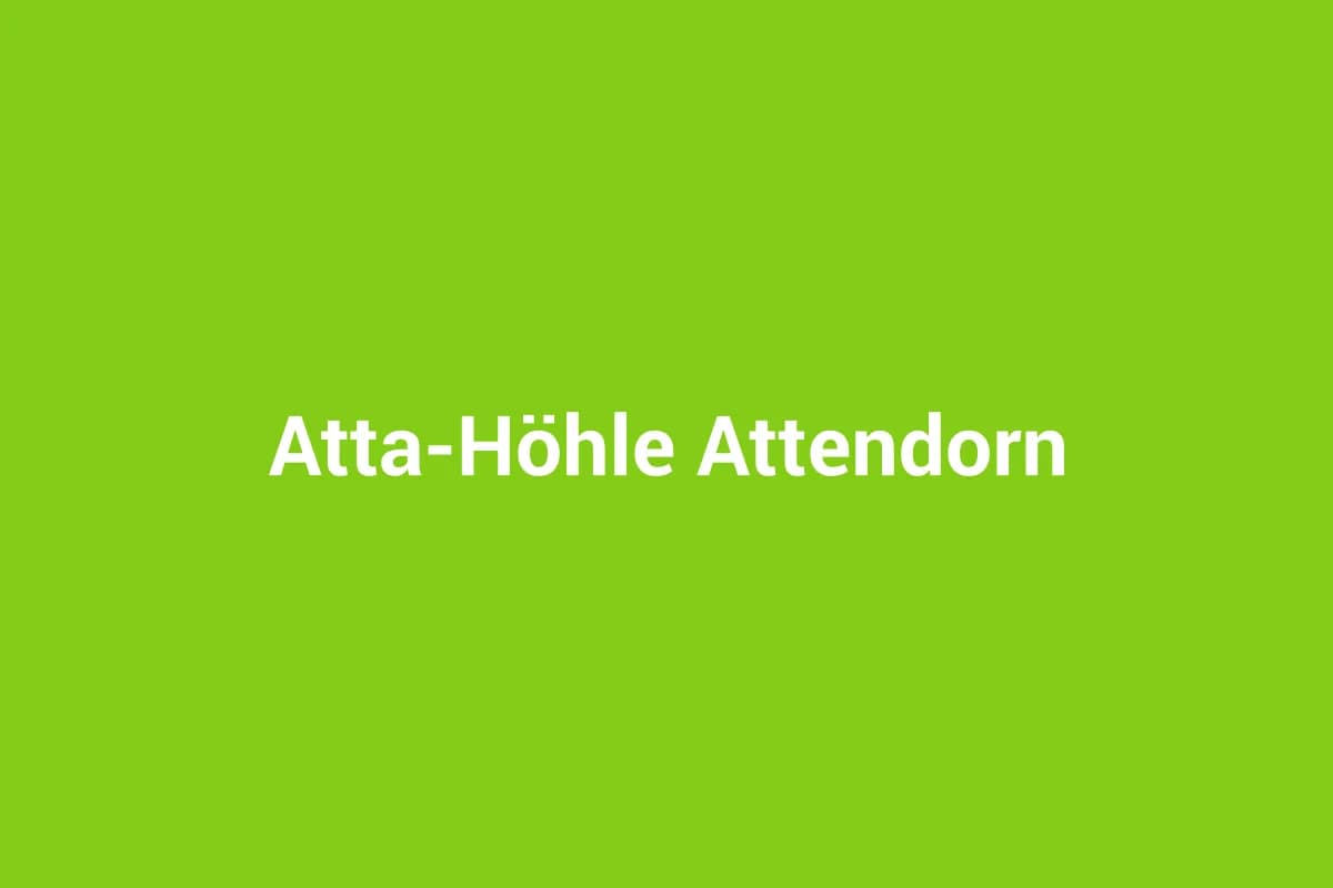 Atta-Höhle Attendorn