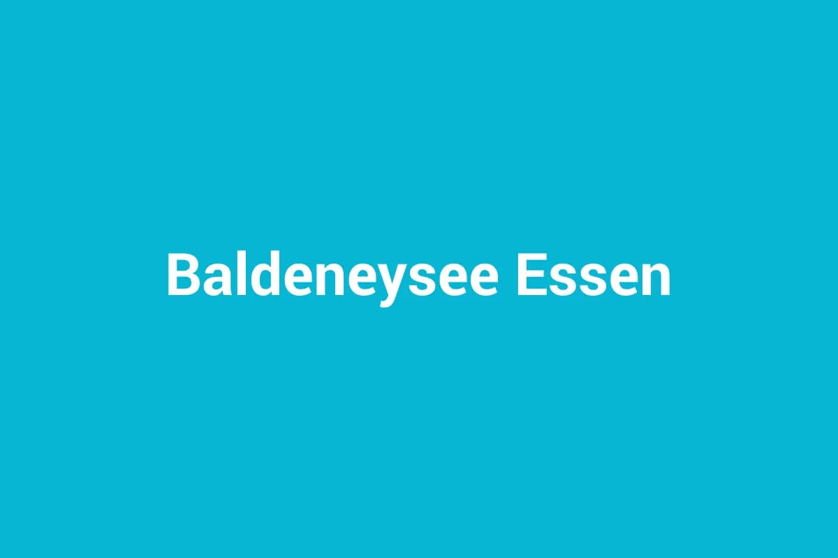 Baldeneysee Essen