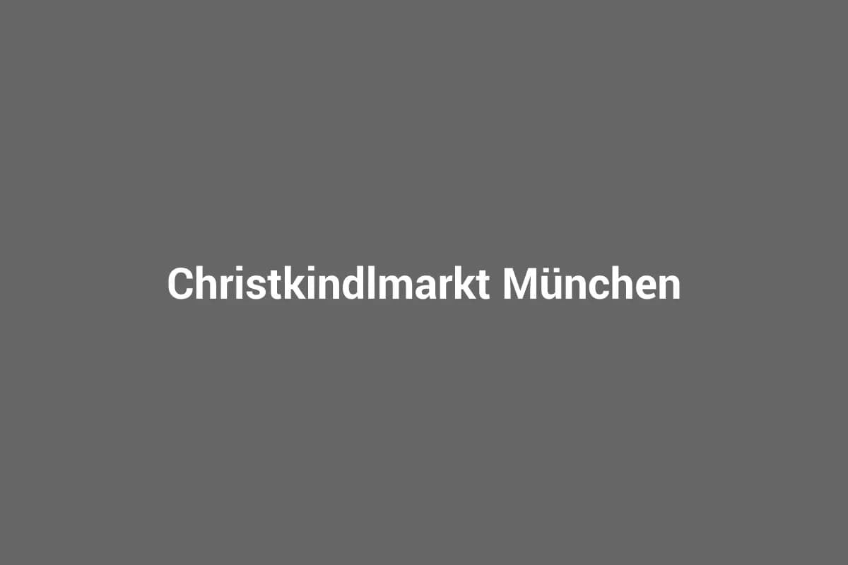 Christkindlmarkt München