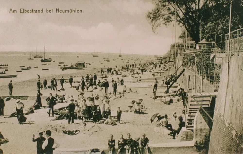 Elbstrand Övelgönne Hamburg