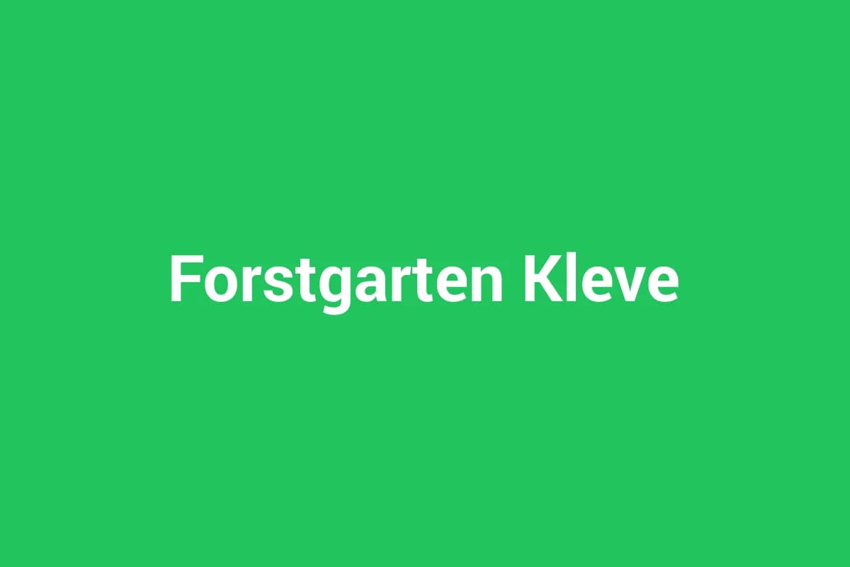 Forstgarten Kleve
