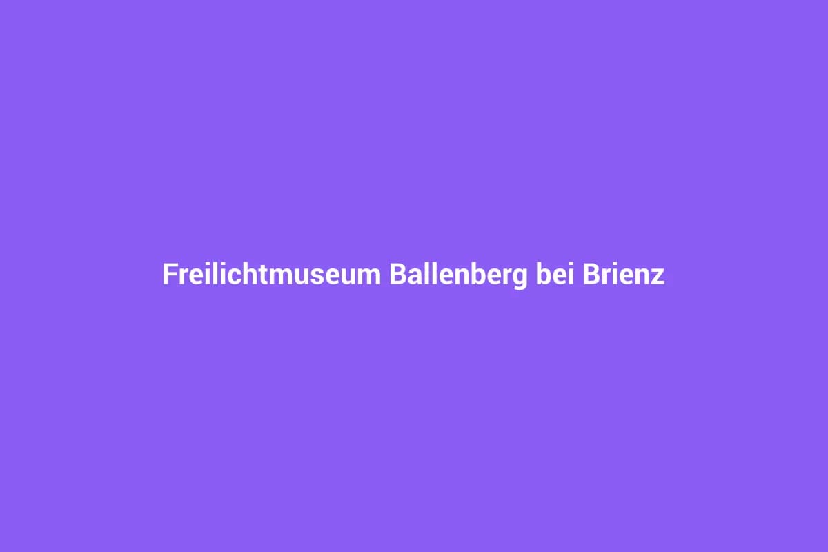 Hofstetten bei Brienz mit Kindern entdecken