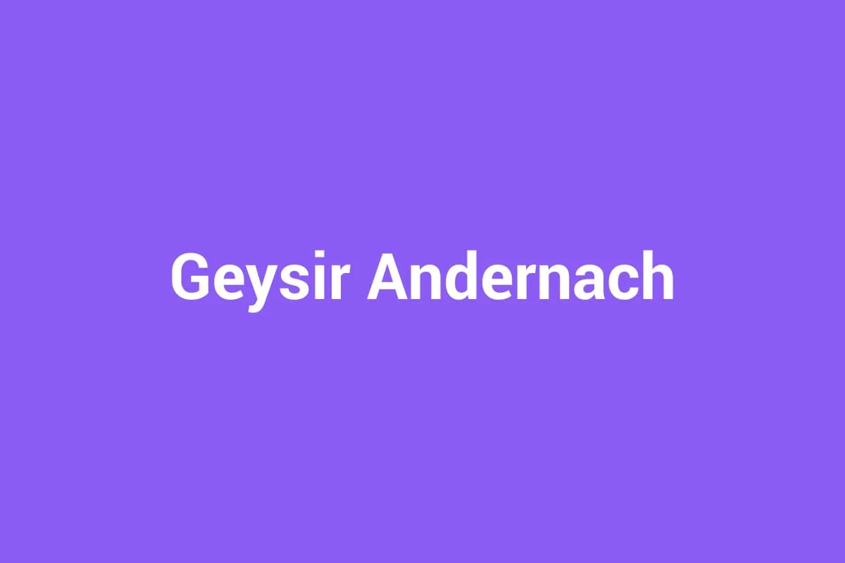Andernach mit Kindern entdecken