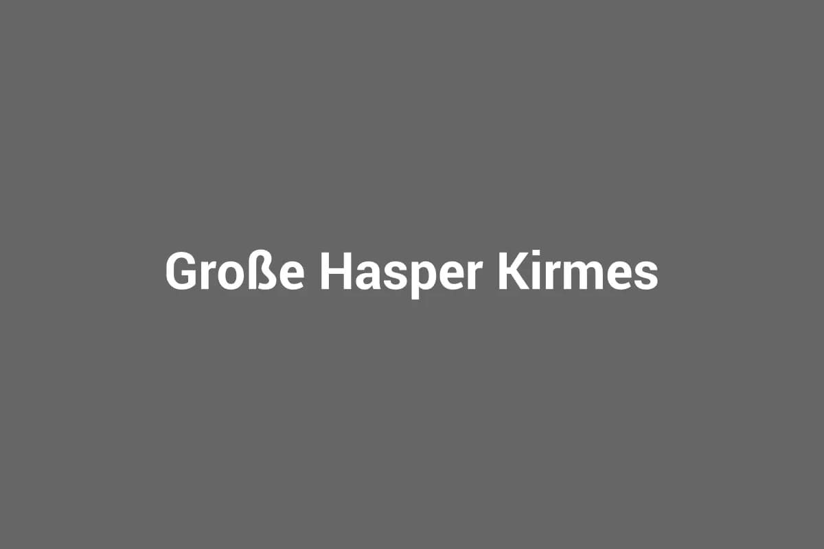 Große Hasper Kirmes
