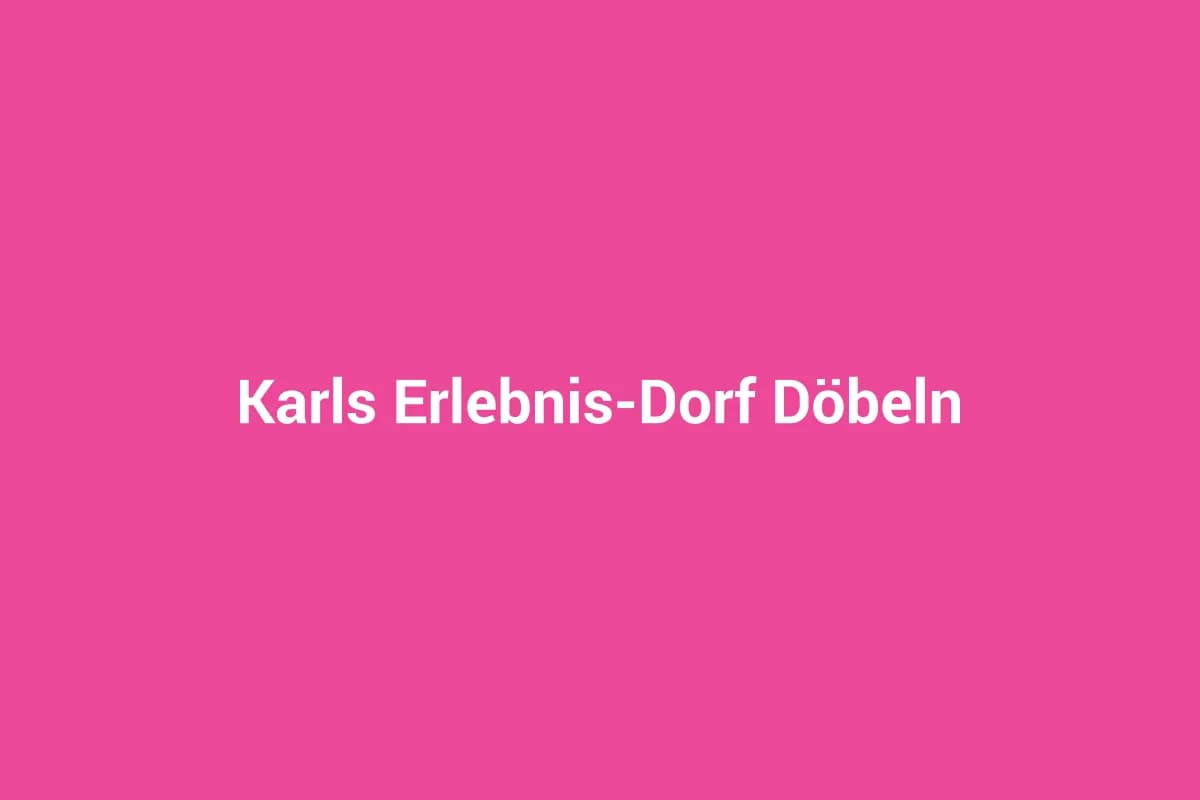 Döbeln mit Kindern entdecken