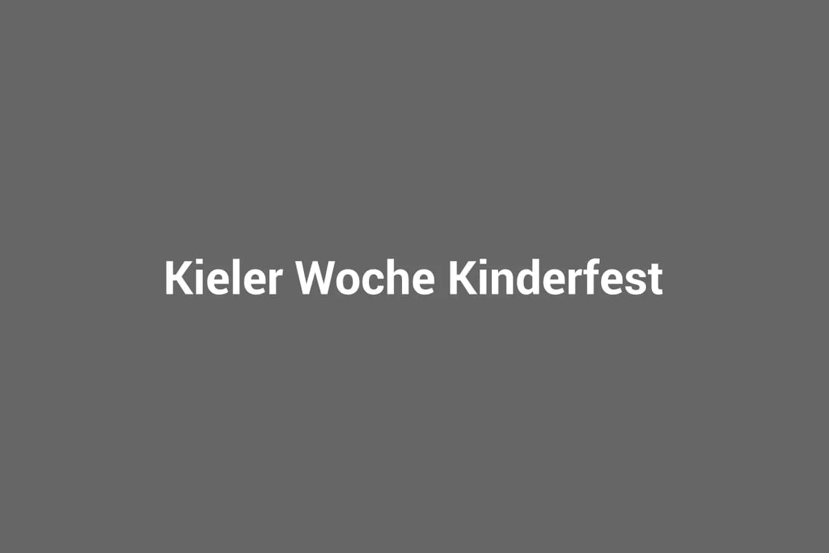Kiel mit Kindern entdecken