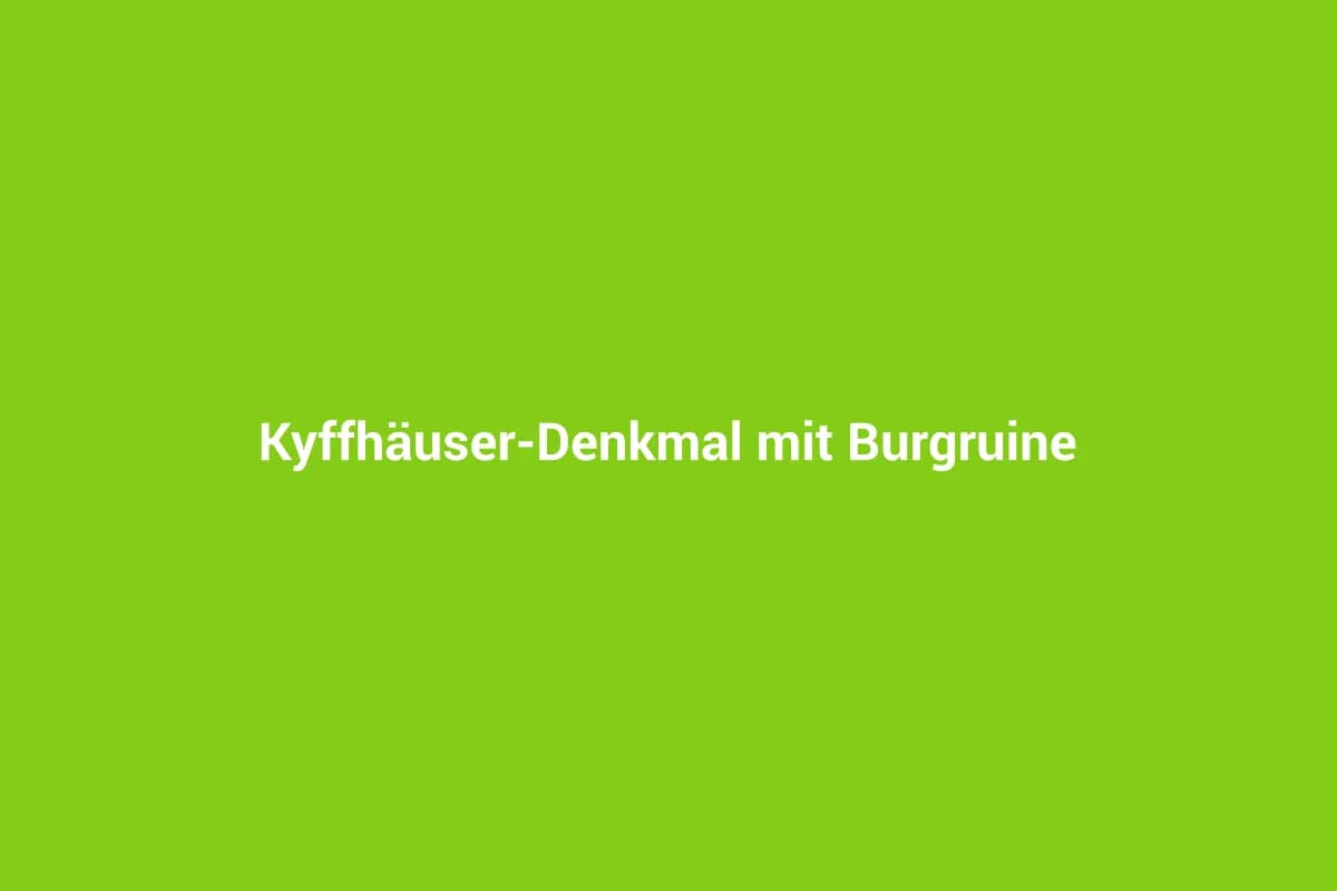 Kyffhäuserland mit Kindern entdecken