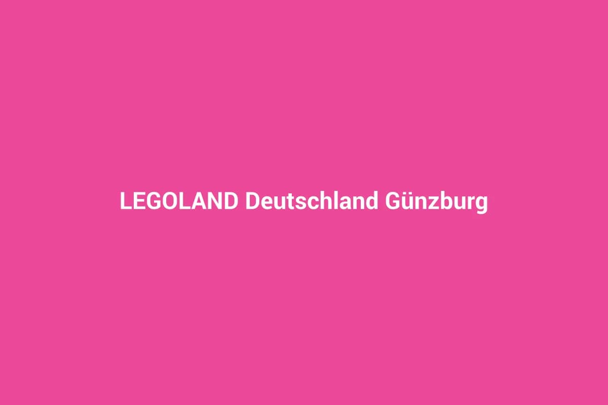 Günzburg mit Kindern entdecken