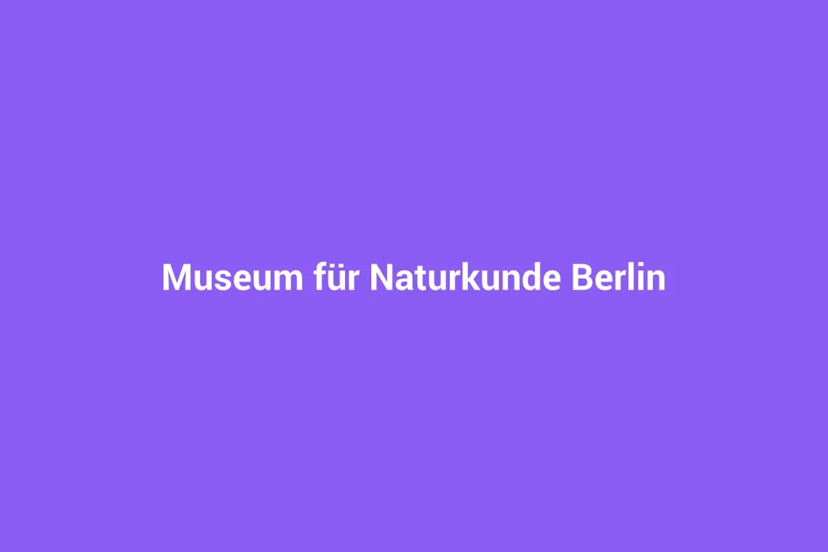 Museum für Naturkunde Berlin