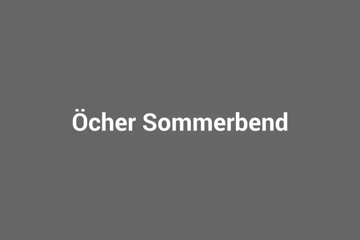 Öcher Sommerbend