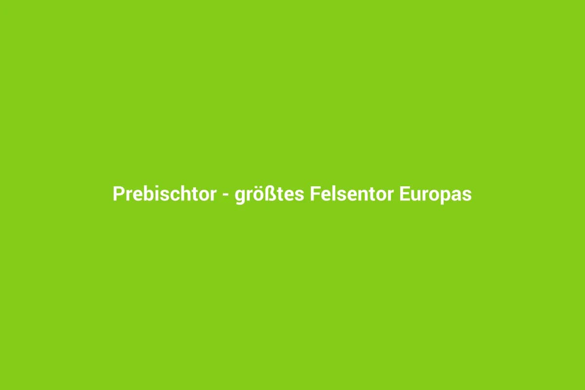 Hřensko mit Kindern entdecken
