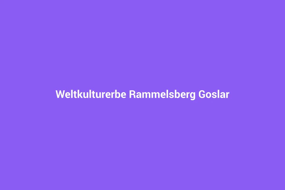 Goslar mit Kindern entdecken