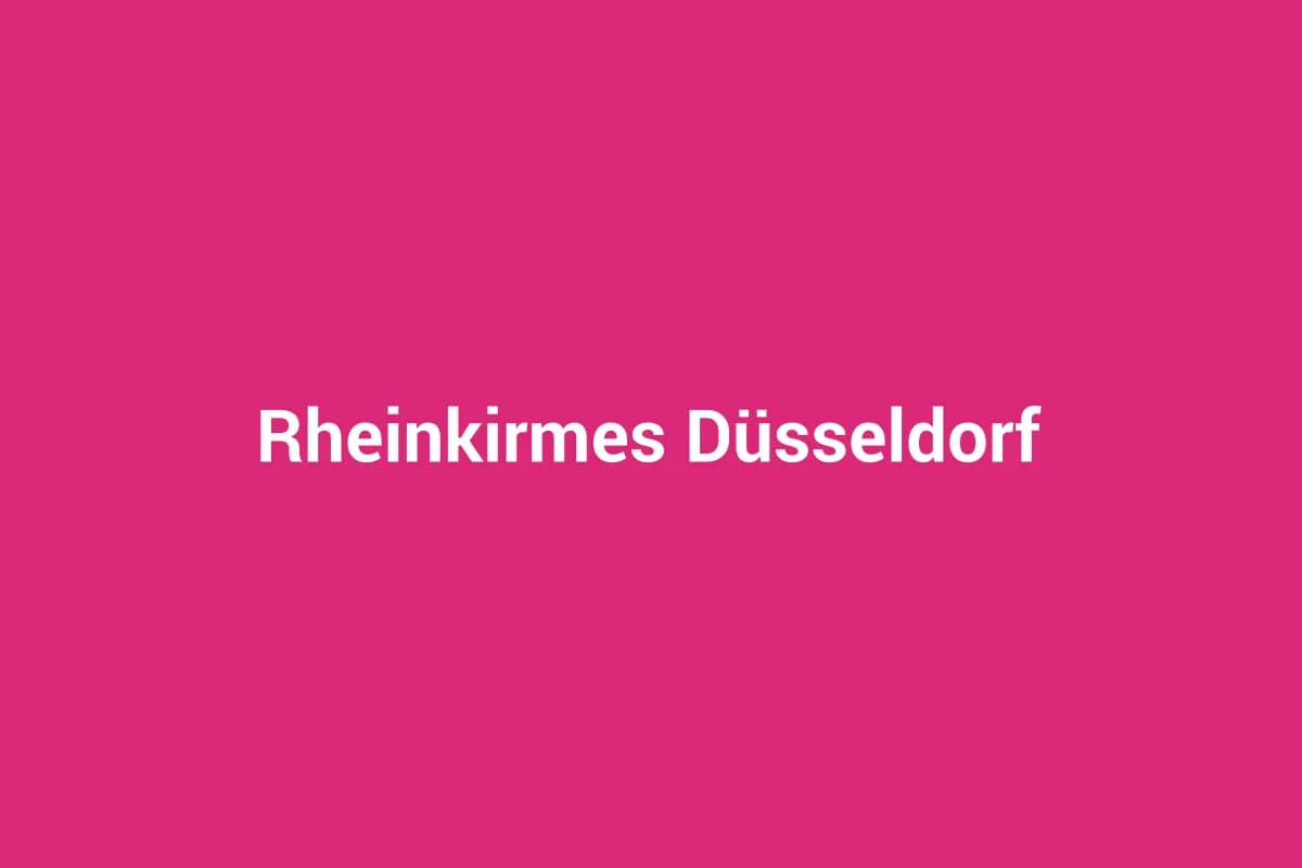 Rheinkirmes Düsseldorf