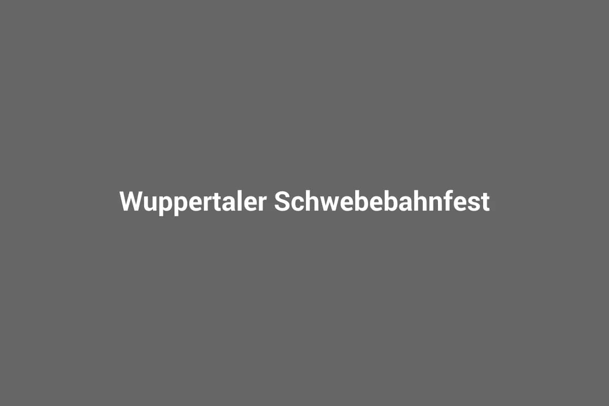 Wuppertal mit Kindern entdecken