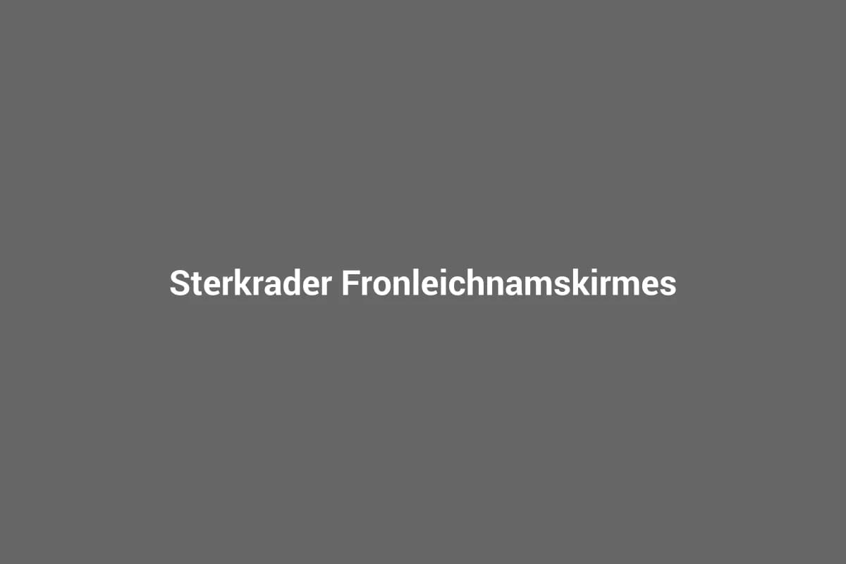 Sterkrader Fronleichnamskirmes