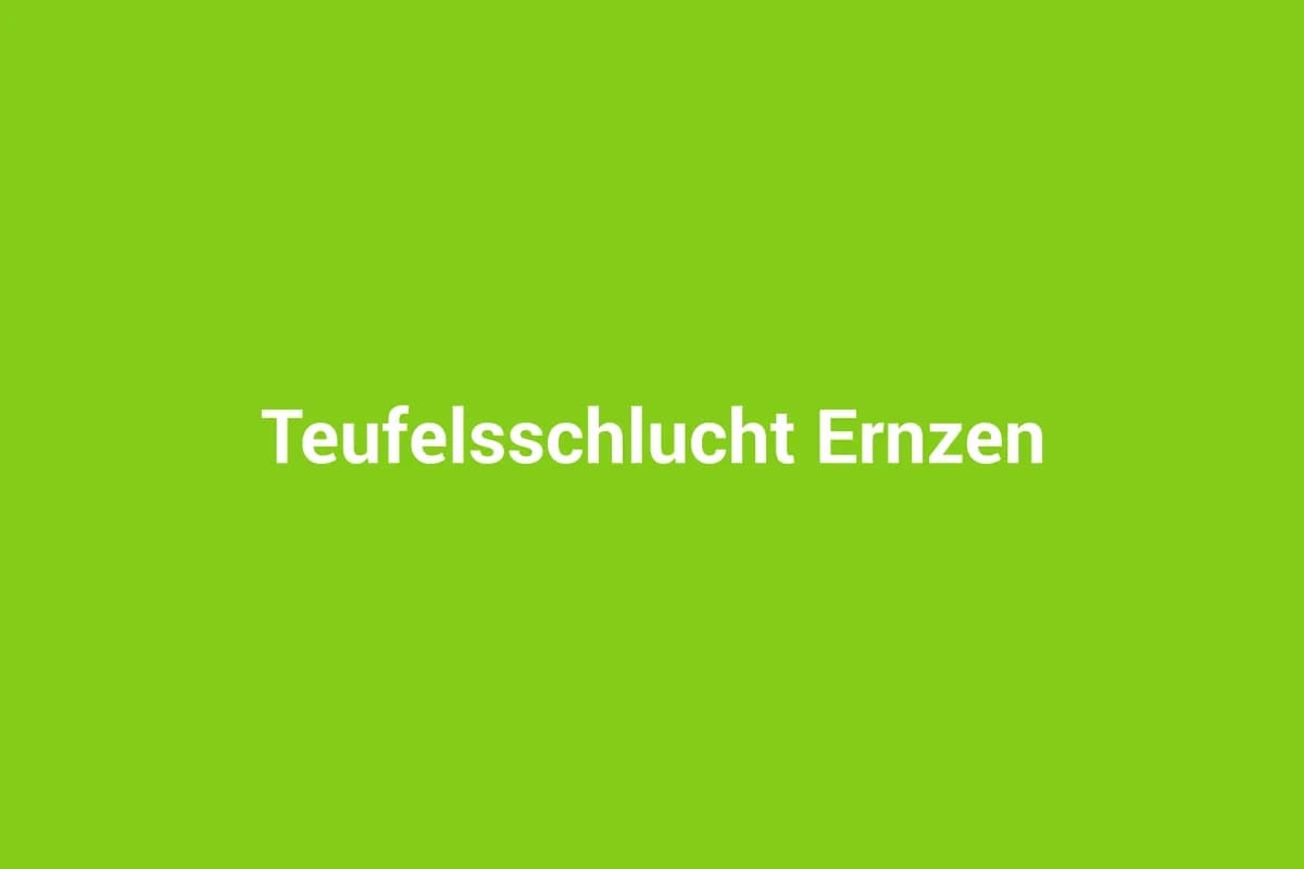 Ernzen mit Kindern entdecken