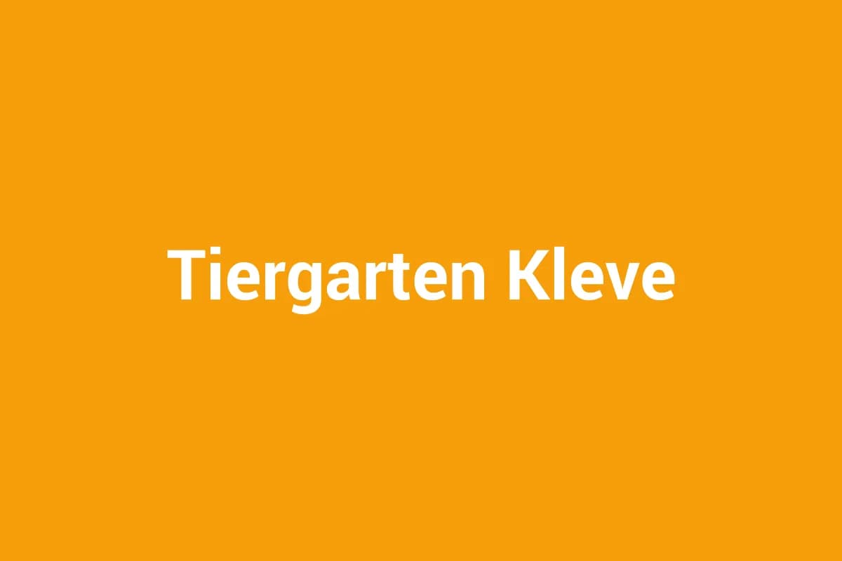 Tiergarten Kleve