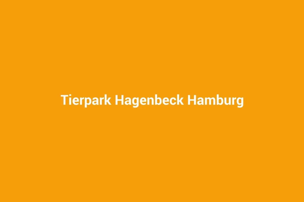 Tierpark Hagenbeck Hamburg