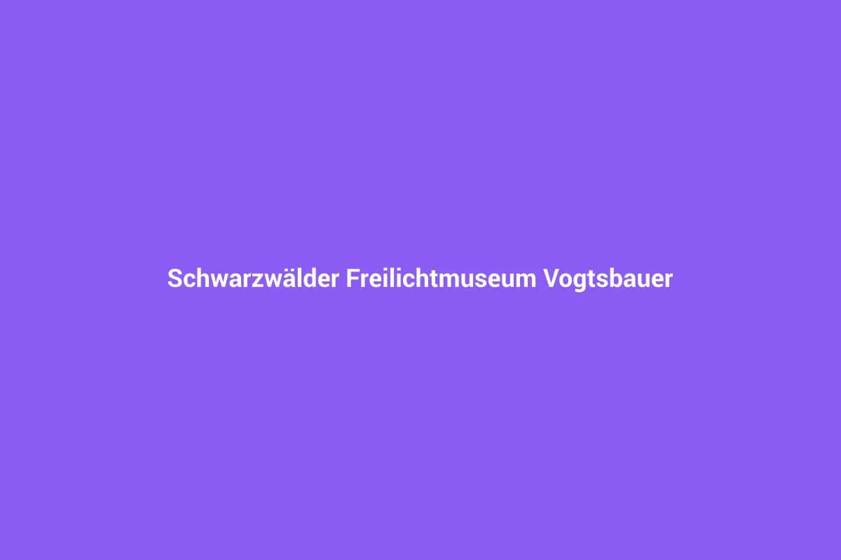 Gutach (Schwarzwaldbahn) mit Kindern entdecken