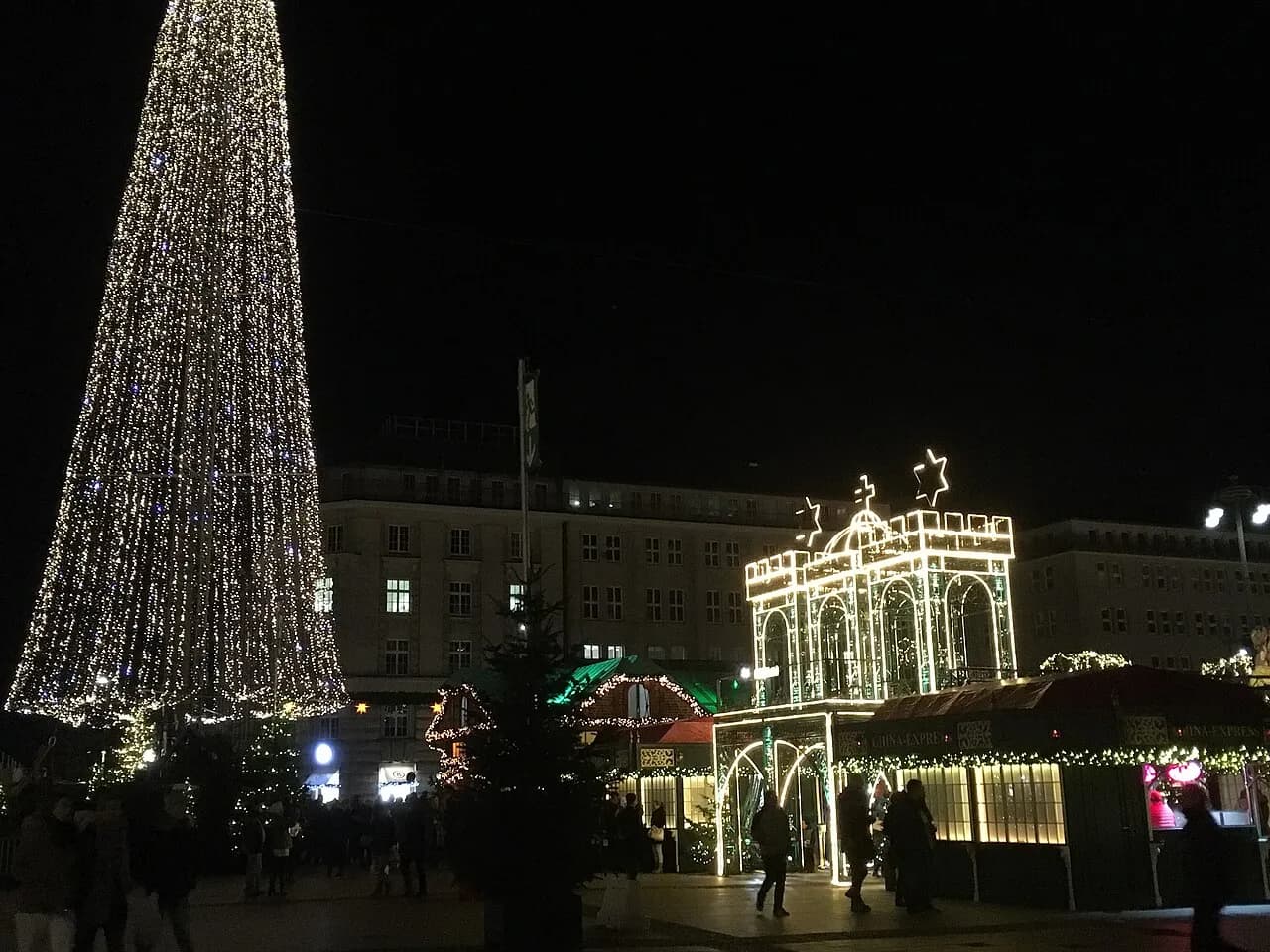 Weihnachtsmarkt Hamburger Rathausmarkt