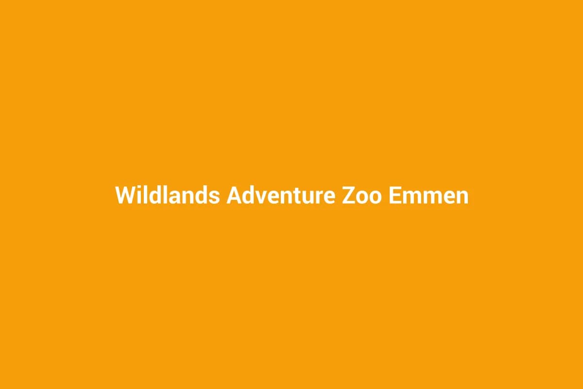 Wildlands Adventure Zoo Emmen